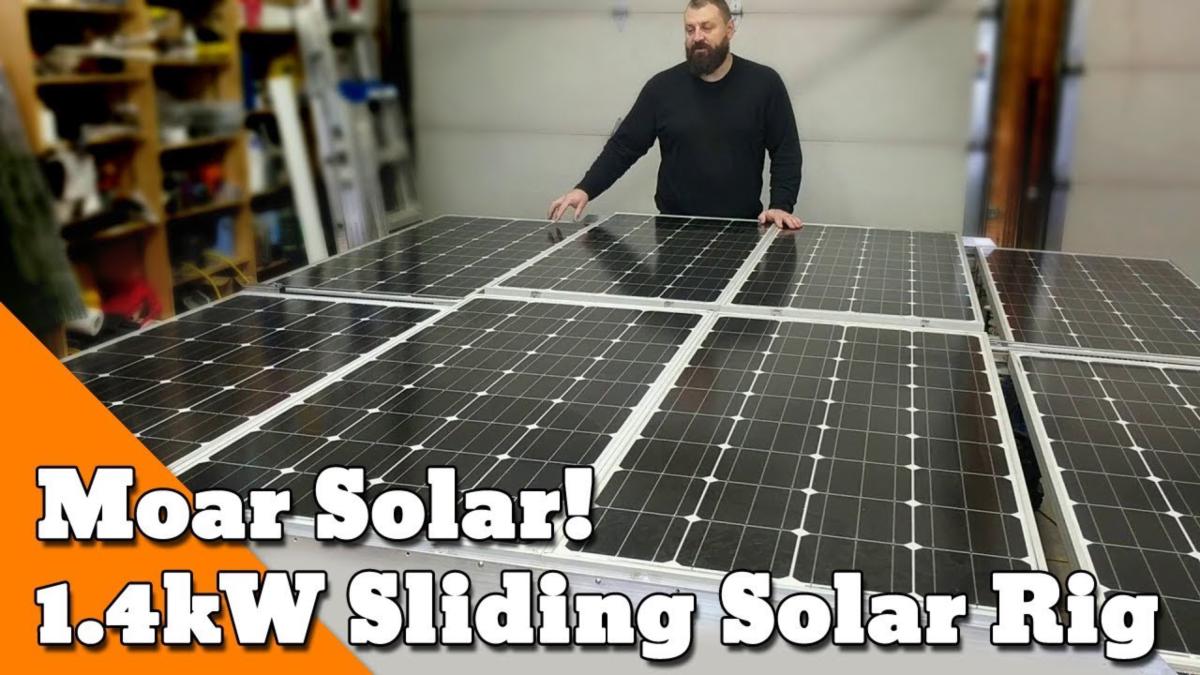 Tilting and expanding solar roof